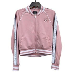 Pink Champion Zippered Track Jacket